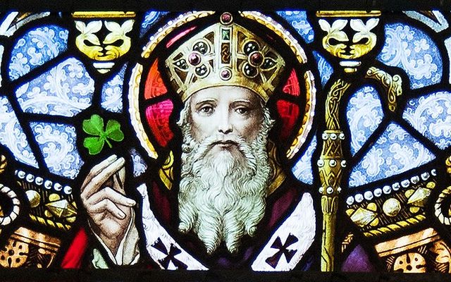 Saint Patrick stained glass