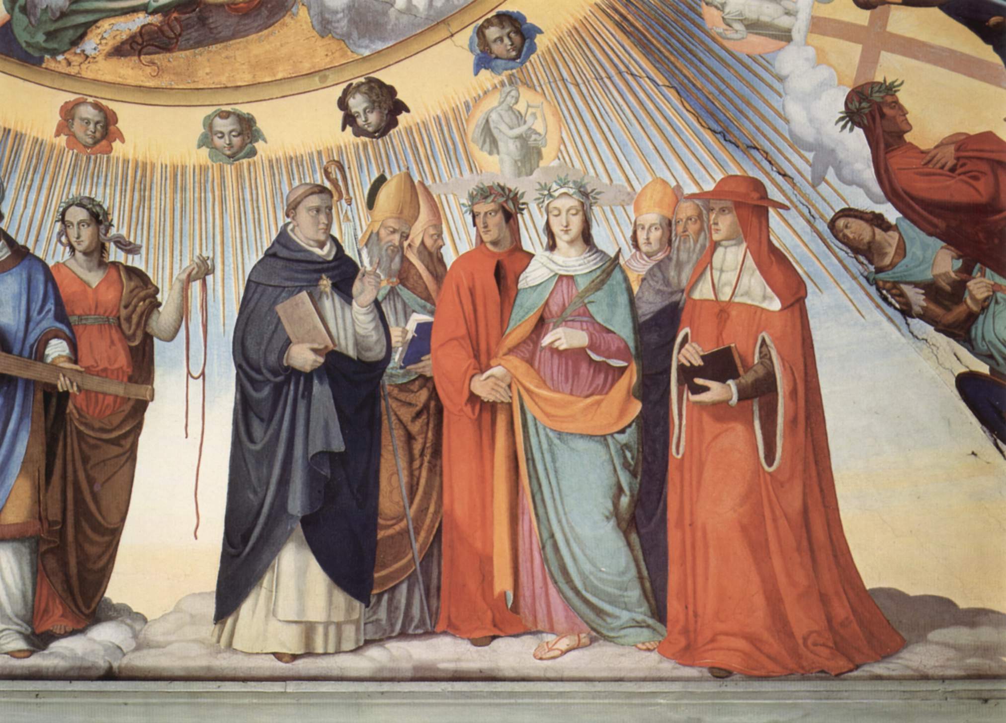 Saint Thomas Aquinas teaching