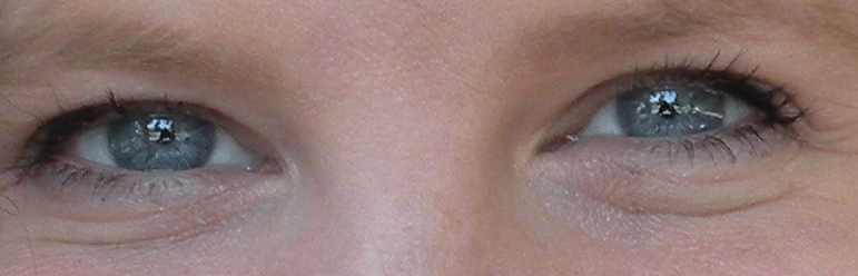 Close of of woman's eyes